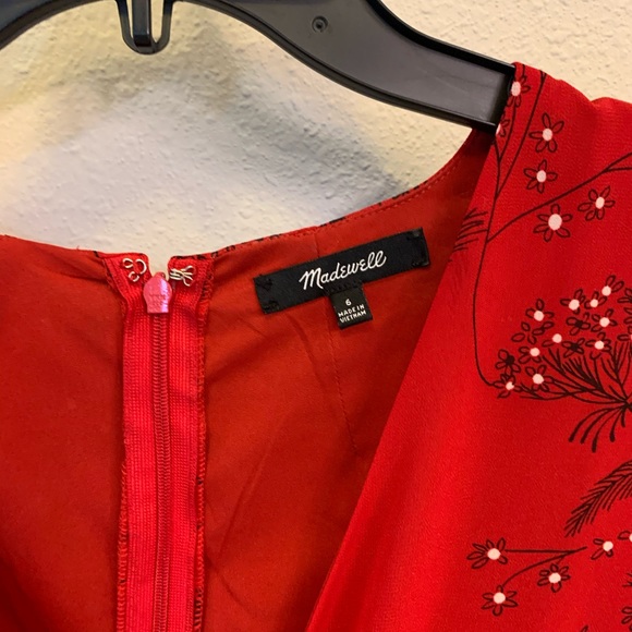 Madewell Faux Wrap Dress - Picture 4 of 5